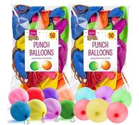 Jaunty Partyware Lot de 120 grands ballons à punch pour enfants | Idéal pour les sacs de fête pour enfants | 33 cm de qualité supérieure | Ballons à punch pour sacs de fête pour enfants