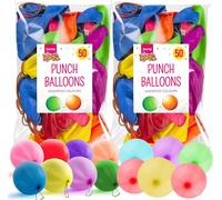 Jaunty Partyware Lot De 120 Grands Ballons À Punch Pour Enfants Idéal Pour Les Sacs De Fête Pour Enfants 33 Cm De Qualité Supérieure Ballons À Punch Pour Sacs De Fête Pour Enfants