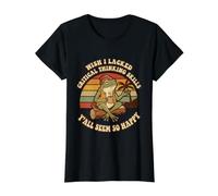 J'aurais aimé ne Pas Avoir de capacités de pensée Critique, Vous semblez Tous si Heureux T-Shirt Graphique avec Valeur, Femme, Noir, L
