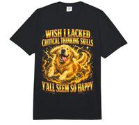 J'aurais aimé ne Pas Avoir de compétences en matière de pensée Critique Retriever Comfort Colors Adult Heavyweight T-Shirt