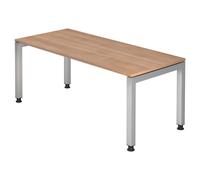JAVA 19 S | Bureau - 180 x 80 Noyer réglable en hauteur