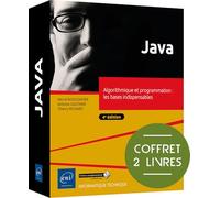Java - Coffret de 2 livres - Algorithmique et programmation : les bases indispensables (4e édition)