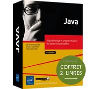 Java - Coffret de 2 livres - Algorithmique et programmation : les bases indispensables (4e édition) - Thierry Richard - Eni Editions - Coffret - Manuel