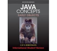 Java Concepts International Student Version by Cay S. San Jose State University Horstmann Cay S. San Jose State University Horstmann (Auteur)