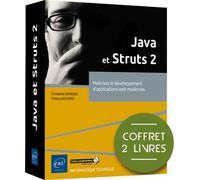Java et Struts 2 - Coffrets de 2 livres : Maîtrisez le développement d'applications web modernes - Thierry Richard - Eni Editions - Coffret - Manuel