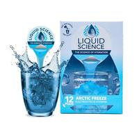 Java House Liquid Science Lot de 12 capsules de liquide concentré d'hydratation à portion unique, peler et verser, Atctic Freeze, 12 pièces