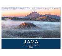 Java, Indonesian Island in the Ring of Fire (Wall Calendar 2027 DIN A4 landscape), CALVENDO 12 Month Wall Calendar: Java is a fascinating island in ... active volcanoes and impressive temples.