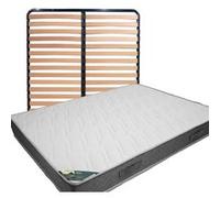 Ensemble matelas et sommier Altobuy JAVA - Pack Matelas + AltoLattes 120x190 -