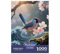 Java Sparrow 1000 Pieces Puzzle pour Adulte Jeu D'Intelligence Jeu Cadeau Unique Adultes Et Enfants Dès 14 Ans 38x26cm/1000pcs