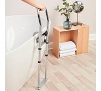 Java Wellness Poignée de sécurité pour baignoire seniors - Aide à l'entrée pour la baignoire - Poignée d'appui de salle de bain avec main courante réglable en hauteur - Plus de sécurité et de confort