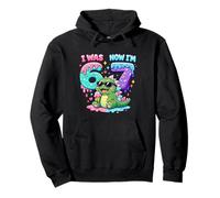J'avais 6 Ans Maintenant, J'Ai 7 Ans, 67 Ans, Meme Kaiju Ice Cream Drip Sweat à Capuche