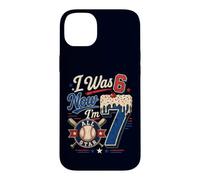 J'avais 6 Ans, Maintenant J'Ai 7 Ans, 7e Anniversaire, Ice Cream Drip Baseball pour garçons Coque pour iPhone 14 Plus