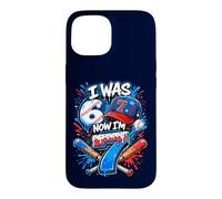 J'avais 6 Ans, Maintenant J'Ai 7 Ans, 7e Anniversaire, Ice Cream Drip Baseball pour garçons Coque pour iPhone 15