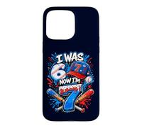 J'avais 6 Ans, Maintenant J'Ai 7 Ans, 7e Anniversaire, Ice Cream Drip Baseball pour garçons Coque pour iPhone 15 Pro Max
