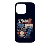 J'avais 6 Ans, Maintenant J'Ai 7 Ans, 7e Anniversaire, Ice Cream Drip Baseball pour garçons Coque pour iPhone 14 Pro Max