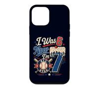 J'avais 6 Ans, Maintenant J'Ai 7 Ans, 7e Anniversaire, Ice Cream Drip Baseball pour garçons Coque pour iPhone 12 Mini