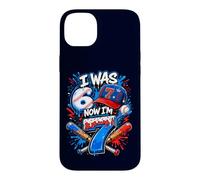 J'avais 6 Ans, Maintenant J'Ai 7 Ans, 7e Anniversaire, Ice Cream Drip Baseball pour garçons Coque pour iPhone 14 Plus