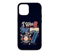 J'avais 6 Ans, Maintenant J'Ai 7 Ans, 7e Anniversaire, Ice Cream Drip Baseball pour garçons Coque pour iPhone 12/12 Pro