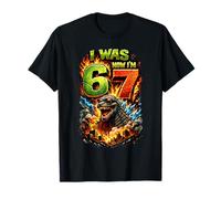 J'avais 6 Ans Maintenant J'Ai 7 Ans Anniversaire 67 Meme Japanese Monster Kids T-Shirt
