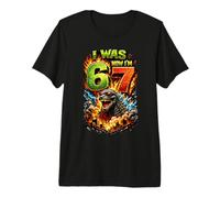 J'avais 6 Ans Maintenant J'Ai 7 Ans Anniversaire 67 Meme Japanese Monster Kids T-Shirt Haut de Gamme