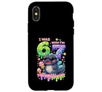 J'avais 6 Ans Maintenant J'Ai 7 Ans Anniversaire 67 Meme Kaiju Ice Cream Kawaii Coque pour iPhone X/XS