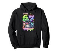 J'avais 6 Ans Maintenant J'Ai 7 Ans Anniversaire 67 Meme Kaiju Ice Cream Kawaii Sweat à Capuche