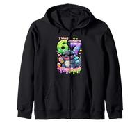 J'avais 6 Ans Maintenant J'Ai 7 Ans Anniversaire 67 Meme Kaiju Ice Cream Kawaii Sweat à Capuche