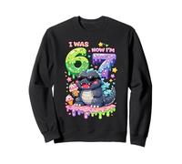 J'avais 6 Ans Maintenant J'Ai 7 Ans Anniversaire 67 Meme Kaiju Ice Cream Kawaii Sweatshirt