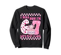 J'avais 6 Ans Maintenant J'Ai 7 Ans Axolotl Funny Six Seven Meme 7e Anniversaire Sweatshirt