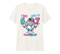 J'avais 6 Ans Maintenant J'Ai 7 Ans Baseball 7e Anniversaire pour garçons et Enfants 67 Meme T-Shirt Haut de Gamme