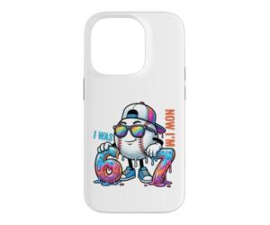 J'avais 6 Ans Maintenant J'Ai 7 Ans Baseball Drip Boys Kids 67 Sport Coque pour iPhone 14 Pro