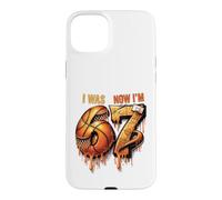 J'avais 6 Ans, Maintenant J'Ai 7 Ans, Basket-Ball, garçons, Enfants, 67 mème Coque pour iPhone 15 Plus