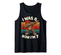 J'avais 6 Ans Maintenant J'Ai 7 Ans Bigfoot Sasquatch Six Seven 67 7e Anniversaire Débardeur