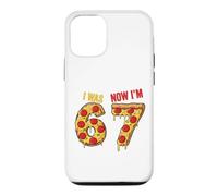 J'avais 6 Ans Maintenant J'Ai 7 Ans Birthday Pizza Boys Kids 67 Meme Six Seven Coque pour iPhone 12/12 Pro