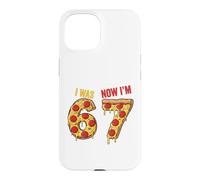 J'avais 6 Ans Maintenant J'Ai 7 Ans Birthday Pizza Boys Kids 67 Meme Six Seven Coque pour iPhone 15