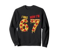 J'avais 6 Ans Maintenant J'Ai 7 Ans Birthday Pizza Boys Kids 67 Meme Six Seven Sweatshirt