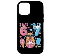 J'avais 6 Ans Maintenant J'Ai 7 Ans Capybara Funny Six Seven Meme 7e Anniversaire Coque pour iPhone 12 Mini