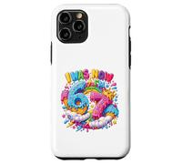 J'avais 6 Ans Maintenant J'Ai 7 Ans Drip Six Seven 7th Birthday Ice Cream Drip Coque pour iPhone 11 Pro