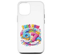 J'avais 6 Ans Maintenant J'Ai 7 Ans Drip Six Seven 7th Birthday Ice Cream Drip Coque pour iPhone 12/12 Pro
