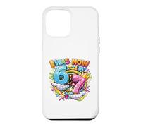 J'avais 6 Ans Maintenant J'Ai 7 Ans Drip Six Seven 7th Birthday Ice Cream Drip Coque pour iPhone 12 Pro Max
