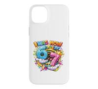 J'avais 6 Ans Maintenant J'Ai 7 Ans Drip Six Seven 7th Birthday Ice Cream Drip Coque pour iPhone 14 Plus