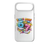 J'avais 6 Ans Maintenant J'Ai 7 Ans Drip Six Seven 7th Birthday Ice Cream Drip Coque pour iPhone Air