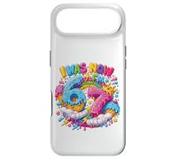 J'avais 6 Ans Maintenant J'Ai 7 Ans Drip Six Seven 7th Birthday Ice Cream Drip Coque pour iPhone Air