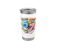 J'avais 6 ans maintenant j'ai 7 ans Drip Six Seven 7th Birthday Ice Cream Drip Gobelet isotherme en acier inoxydable double paroi
