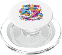J'avais 6 Ans Maintenant J'Ai 7 Ans Drip Six Seven 7th Birthday Ice Cream Drip PopSockets PopGrip pour MagSafe