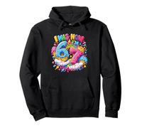 J'avais 6 Ans Maintenant J'Ai 7 Ans Drip Six Seven 7th Birthday Ice Cream Drip Sweat à Capuche