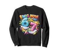 J'avais 6 Ans Maintenant J'Ai 7 Ans Drip Six Seven 7th Birthday Ice Cream Drip Sweatshirt