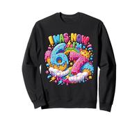 J'avais 6 Ans Maintenant J'Ai 7 Ans Drip Six Seven 7th Birthday Ice Cream Drip Sweatshirt