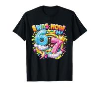 J'avais 6 Ans Maintenant J'Ai 7 Ans Drip Six Seven 7th Birthday Ice Cream Drip T-Shirt