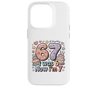 J'avais 6 Ans, Maintenant J'Ai 7 Ans, drôle, 7 Ans, Filles, Enfants, garçons Coque pour iPhone 14 Pro